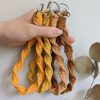 Macrame Spiral Keychain Wristlet - Image 5