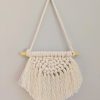 Small Half Circle Macrame Wall Hanging - Image 5