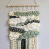 Weave wall hanging, boho tapestry, Macrame wall hanging, Green boho wall hanging - Image 4