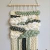 Weave wall hanging, boho tapestry, Macrame wall hanging, Green boho wall hanging - Image 7