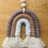Macrame Rainbow Charm, Fall Macrame Car Charm, Car Charm, Rainbow Charm, Rainbow Car Charm - Image 6