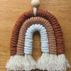 Macrame Rainbow Charm, Fall Macrame Car Charm, Car Charm, Rainbow Charm, Rainbow Car Charm - Image 4