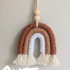 Macrame Rainbow Charm, Fall Macrame Car Charm, Car Charm, Rainbow Charm, Rainbow Car Charm - Image 5