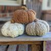 Crochet Pumpkins, Knit Pumpkins, Fall Decoration, Fall pumpkin decor, Chunky Pumpkin Decor - Image 3