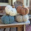 Crochet Pumpkins, Knit Pumpkins, Fall Decoration, Fall pumpkin decor, Chunky Pumpkin Decor - Image 2