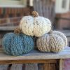 Crochet Pumpkins, Knit Pumpkins, Fall Decoration, Fall pumpkin decor, Chunky Pumpkin Decor - Image 4